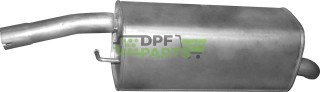 Koncový tlumič výfuku Ford Fiesta 1.6 TDCi TD 11/04-11/05, Polmo 08.685 A, OE 1334228 1383132 1493213 1557524 1578099