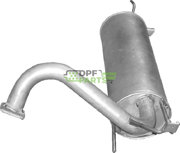 Koncový tlumič výfuku Mitsubishi Pajero Pinin 1.8 GDi 16V 05/99-, Polmo 14.10 A, OE MR431257