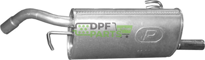 Koncový tlumič výfuku Mitsubishi Colt 1.1i-16V 01/04-  ,  1.3i-16V  01/04-, Polmo 14.11 A, OE MN178257