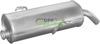 Koncový tlumič výfuku Peugeot 206 1.4i   1.6i-16V  00-, Polmo 19.207 A, OE 1726.GZ