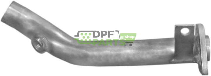 Sběrná rura bez katalyzátoru Peugeot 206 1.1i 00-07  1.4i 00-12/03, Polmo 19.209 N, OE 1731.EV 1731.EY 1731HF 1731L1 1731R3