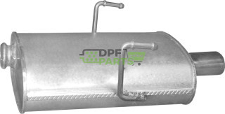 Koncový tlumič výfuku Peugeot 406  2.0i-16V  97-04 coupe, Polmo 19.212 A, OE 1726.AP 1726.CZ 1726.S4