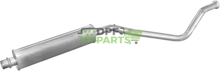 Střední tlumič výfuku Peugeot 307/ 307CC  2.0i -16V  01-, Polmo 19.220 A, OE 1717.P6
