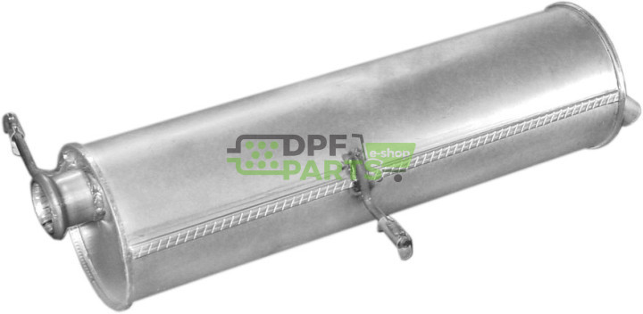 Koncový tlumič výfuku Peugeot 307  1.6/2.0 HDi kombi 02-07, Polmo 19.222 A, OE 1726.KW 1726.LL 1726.TJ