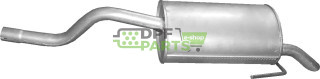 Koncový tlumič výfuku Renault Clio II 1.5 dCi/1.9 dCi, Polmo 21.310 A, OE 7700432205 8200103974 8200346922