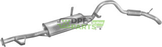 Koncový tlumič výfuku Suzuki Vitara 1.6i 4x4 07/91-95, Polmo 25.41 A, OE 14300-60A40 14300-60A41