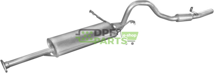 Koncový tlumič výfuku Suzuki Vitara Wagon 1.6i 4x4  95 -97, Polmo 25.43 A, OE 14300 77EA1