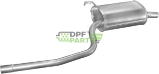 Koncový tlumič výfuku Suzuki Baleno 1.3i-16V  1.6i-16V  sedan  95-00, Polmo 25.51 A, OE 14300-60G30 14300-60G51 14300-60G80 1430