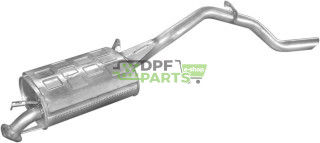 Koncový tlumič výfuku Suzuki Ignis  1.3/1.5i 04-, Polmo 25.52 A, OE 14300-86G00