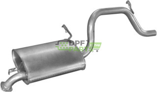 Koncový tlumič výfuku Suzuki Wagon R+  1.3i-16V 00-, Polmo 25.53 A, OE 14300-83E00