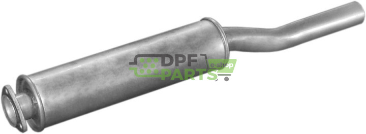 Počáteční tlumič výfuku VW Passat 1.6TD 80-88/Santana 81-86, Polmo 30.39 A, OE 321253209A 321253209J