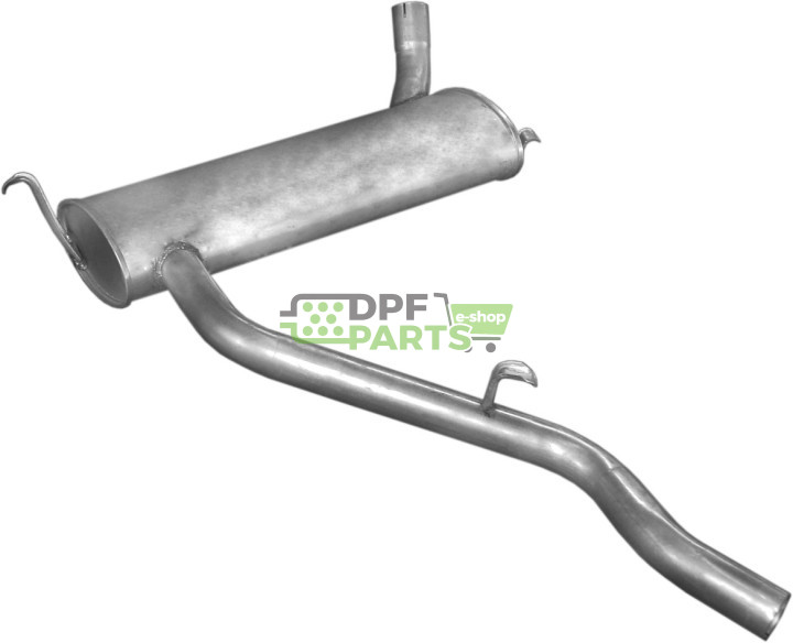 Koncový tlumič výfuku VW LT 28/31/35 75-82 2.0, Polmo 30.47 A, OE 060253611A 060253681A 062253611A