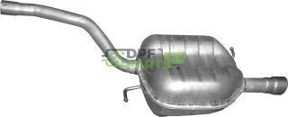 Koncový tlumič výfuku VW Passat 1.6 FSi 03/05-06/08, Polmo 30.59 A, OE 3C0253609Q
