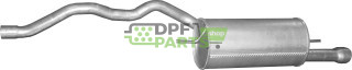 Koncový tlumič výfuku VW Transporter IV 2.5 Synchro, Polmo 30.439 A, OE 023253609R JZW253609AT