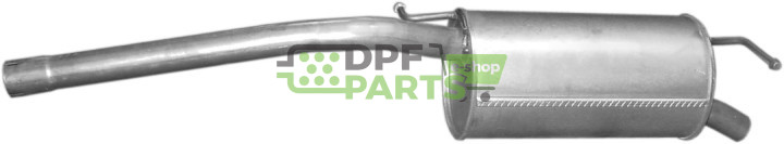 Koncový tlumič výfuku VW Caddy III 1.6i 04-, Polmo 30.611 A, OE 2K0253609A 2K0253609M