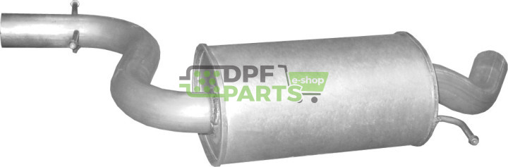 Střední tlumič výfuku VW Golf V 2.0 GTi  10/04-02/09   Skoda Yeti 1.4 TSi, Polmo 30.612 A, OE 1KO253209AQ
