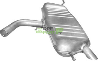 Koncový tlumič výfuku Golf V / Golf V Plus 1.6i/1.6 FSi, Polmo 30.616 A, OE 1K6253609F 1K6253609H