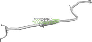 Střední tlumič výfuku Kia Pride, Polmo 47.12 A, OE KK10240600 KK10240600A KK15040600A