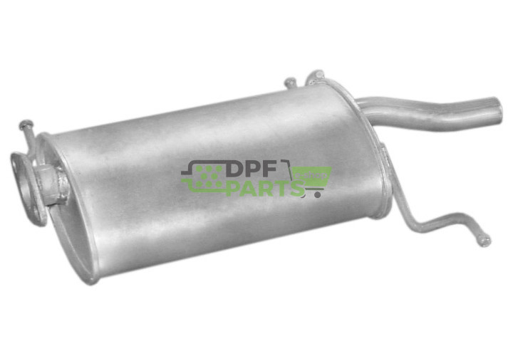 Koncový tlumič výfuku Kia Pride 1.3 98- kombi, Polmo 47.17 A, OE KK14G40100