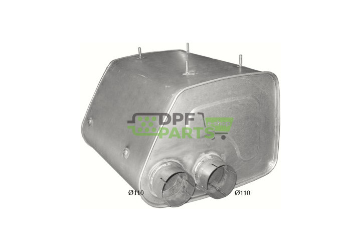 Tłumik MAN F2000 22/26-28 T 6X4DFL 13/96-, 68.27 A, 81.15101.0286 81.15101.0347