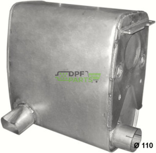 Tłumik MAN TGA, 68.38 A, 81.15101.0335 81.15101.0346