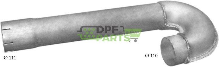 spojovací trubka Scania G93 P93 R93 T93, Polmo 71.01 A, OE 384319