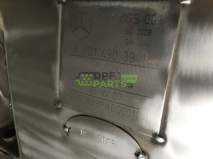 Katalizator EURO5 Autobus Mercedes Citaro O530 , Setra S415 NF , S416 NF - Dinex 51378 - 000.490.7714 , 001.490.3914