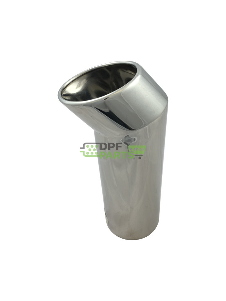 Końcówka ozdobna układu wydechowego  FI - 101 mm rant - 9 mm kąt ścięcia - 50 stopni