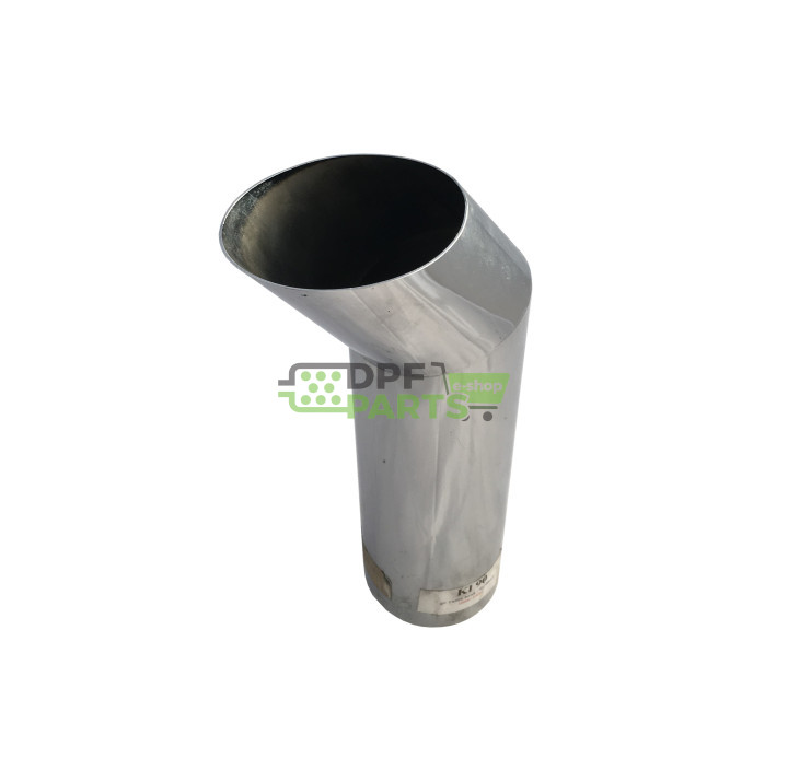 Końcówka ozdobna układu wydechowego  FI - 90 mm rant - 1 mm