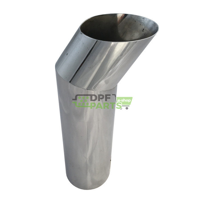 Końcówka ozdobna układu wydechowego  FI - 90 mm rant - 1 mm