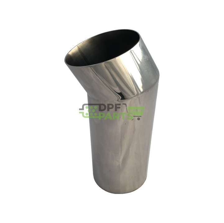 Końcówka ozdobna układu wydechowego  FI - 100 mm rant - 1 mm