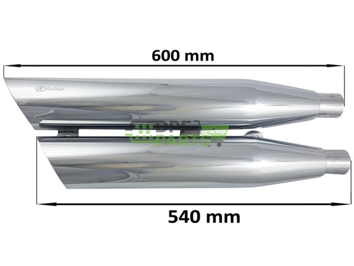 Tłumik przelotowy INDIAN Scout, Scout Sixty, Scout Bobber