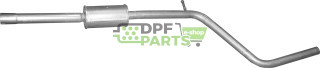 Střední tlumič výfuku Dacia Sandero 1.2i, Polmo 02.24 A, OE 200108262R