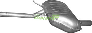 Koncový tlumič výfuku BMW 316i/318i, Polmo 03.05 A, OE 18107507800