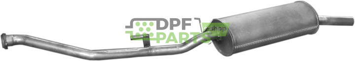 Koncový tlumič výfuku BMW E30 88-95 316i kat, Polmo 03.06 A, OE 18 10 1 705 789 18 10 1 719 498