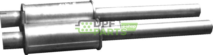 Počáteční tlumič výfuku BMW 7 E65/E66   3.6/4.4, Polmo 03.13 A, OE 18107522567