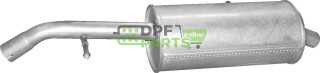 Koncový tlumič výfuku Citroen C2/C3 1.4 HDi Turbo Diesel 10/05-10, Polmo 04.335 A, OE 173019 1730K0