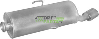 Koncový tlumič výfuku Citroen Saxo 1.6i VTS -16V  00 -04, Polmo 04.502 A, OE 1726.L2