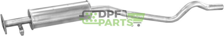 Střední tlumič výfuku Daewoo Espero 1.5i/1.8i/2.0i kat  95-98, Polmo 05.01 A, OE 96143836