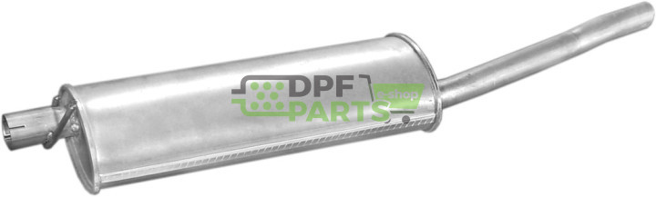 Koncový tlumič výfuku Daewoo Nexia 1.5i SDN kat  95-, Polmo 05.05 A, OE 96180144