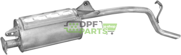 Koncový tlumič výfuku Daewoo Tico 0.8  93-, Polmo 05.07 A, OE 14300A78B00