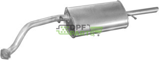 Koncový tlumič výfuku Daewoo Lanos 1.4i/1.6i SDN kat  97-, Polmo 05.09 A, OE 96182257 96290793