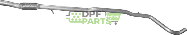 rura středová Fiat Panda 1.3 Diesel Multijet, Polmo 07.398 A, OE 51762517