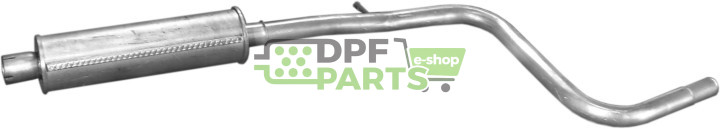 Střední tlumič Fiat Siena 1.2  99-, Polmo 07.403 A, OE 46446733