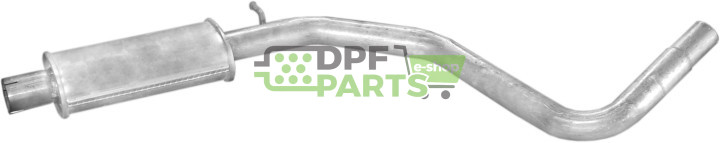 tlumič naprawczy Fiat Stilo 1.9 JTD  01-, Polmo 07.413 A, OE 46 807 286