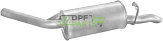 Koncový tlumič výfuku Ford Scorpio 85-89 2.0, Polmo 08.253 A, OE 5024025 6151624 6183980
