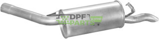 Koncový tlumič výfuku Ford Scorpio 89-94 2.0i kat, Polmo 08.260 A, OE 1076321 1076331 5027012 6188006 6750213 6880566