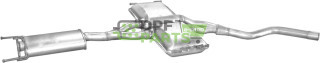 Střední tlumič Ford Scorpio 2.0i-8V , 2,0i-16V , 2.3 10/94-97, Polmo 08.263 A, OE 1205809 7222712