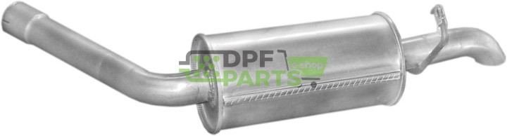 Koncový tlumič výfuku Ford Scorpio 90-92 2.9, Polmo 08.281 A, OE 6188009 6750212