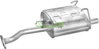 Koncový tlumič výfuku Honda Civic 92-96 1.5i 16V 3D kat, Polmo 09.05 A, OE 18030-SR3-A20 18031-SR3-505 18307-SR3-A21